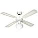 Bali 112420 Ventilatore Da Soffitto, 107 Cm, Colore: Bianco / verde Chiaro - Foto miniatura 1