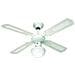 Bali 112420 Ventilatore Da Soffitto, 107 Cm, Colore: Bianco / verde Chiaro - Foto miniatura 2