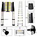 Scala Telescopica, Scala Pieghevole, 3,8 Metri, Borsa Per Trasporto Gratis, En 131, Carico Massimo: 150 Kg - Foto miniatura 1