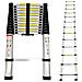 Scala Telescopica, Scala Pieghevole, 3,8 Metri, Borsa Per Trasporto Gratis, En 131, Carico Massimo: 150 Kg - Foto miniatura 2
