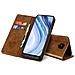 Custodia Redmi Note 9s / 9 Pro / 9 Pro Max Vintage Supporto Stand Camel - Foto miniatura 4