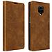 Custodia Redmi Note 9s / 9 Pro / 9 Pro Max Vintage Supporto Stand Camel - Foto miniatura 1