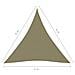 Parasole a Vela in Tessuto Oxford Triangolare 6x6x6 m Beige - Foto miniatura 6