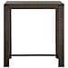 Tavolo da Bar da Giardino Marrone 100x60,5x110,5 cm Polyrattan - Foto miniatura 2