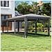 Tenda Per Feste 8 Pareti Laterali In Rete Antracite 3x9 M Hdpe - Foto miniatura 1