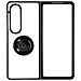 Cover Samsung Galaxy Z Fold4 Bimateria Anello Metallico Supporto Nera - Foto miniatura 1