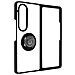 Cover Samsung Galaxy Z Fold4 Bimateria Anello Metallico Supporto Nera - Foto miniatura 4