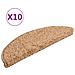 Tappetini Per Scale 10 Pz 56x20 Cm Beige - Foto miniatura 1