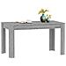 Tavolo Da Pranzo Grigio Sonoma 140x74,5x76 Cm Legno Multistrato - Foto miniatura 3
