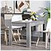 Tavolo Da Pranzo Grigio Sonoma 140x74,5x76 Cm Legno Multistrato - Foto miniatura 4