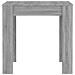 Tavolo Da Pranzo Grigio Sonoma 140x74,5x76 Cm Legno Multistrato - Foto miniatura 6