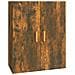 Armadietto Pensile A Parete Rovere Fumo 69,5x34x90 Cm - Foto miniatura 2