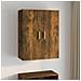 Armadietto Pensile A Parete Rovere Fumo 69,5x34x90 Cm - Foto miniatura 1