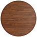 Piano Tavolo Rotondo Marrone Scuro 40x1,5 Cm Rovere Trattato - Foto miniatura 2