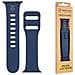 Cinturino 790 Originale Silicone Per Apple Watch 1-2-3-4-5-6-se 38 40 41mm Blu - Foto miniatura 1