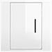 Mobili Porta Tv A Parete 2 Pz Bianco Lucido 40x34,5x40 Cm - Foto miniatura 6