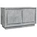 Mobile Porta Tv Grigio Cemento 80x35x45 Cm In Legno Multistrato - Foto miniatura 2