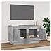 Mobile Porta Tv Grigio Cemento 80x35x45 Cm In Legno Multistrato - Foto miniatura 3