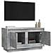 Mobile Porta Tv Grigio Cemento 80x35x45 Cm In Legno Multistrato - Foto miniatura 5