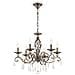 Lampadario Classico Grace Metallo Ottone 6 Luci - Foto miniatura 1