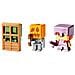 Confezione Da 3 Mini Personaggi Minecraft, Alex Con Armatura Incantata, Scheletro Con Armatura Di Zucca E Zombie Alla Porta - Foto miniatura 1