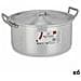 Casseruola Con Coperchio Argentato Alluminio 6,5 L 35 X 16 X 28 Cm (6 Unità) - Foto miniatura 1