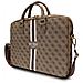 Borsa Porta Pc Per Computer Portatile 16'' Stripe 4g, Marrone - Foto miniatura 2