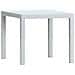 Tavolo In Resina Quadrato Effetto Rattan Bianco Quartet Table - Foto miniatura 1