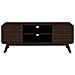 Cassie Credenza Bassa A 2 Ante In Noce Particellare - Foto miniatura 2