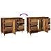 Mobile Da Bagno Legno Antico 80x33x60 Cm In Legno Multistrato - Foto miniatura 8