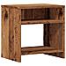 Comodino Legno Vecchio 40x30x40 Cm In Truciolato - Foto miniatura 2
