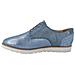Donna D Kookean G Blu In Pelle Impermeabile Mezza Scarpa 36 - Foto miniatura 3