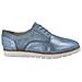 Donna D Kookean G Blu In Pelle Impermeabile Mezza Scarpa 36 - Foto miniatura 1