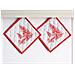 Set Di Presine Natalizie In Cotone 100% - 2 Pezzi Decorativi Per La Cucina - Foto miniatura 5