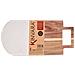 Tagliere In Legno E Marmo Bianco Con Manico 18x38x1,5 Cm. Colore Bianco - Foto miniatura 4