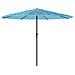 Ombrellone Giardino Con Palo In Acciaio Blu 388x388x248 Cm - Foto miniatura 1