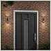 Lampade da Parete da Esterno con Sensore 2 pcs Argento Acciaio Inossidabile IP44 - Foto miniatura 3