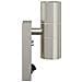 Lampade da Parete da Esterno con Sensore 2 pcs Argento Acciaio Inossidabile IP44 - Foto miniatura 6