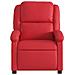 Poltrona Massaggio Elettrica Reclinabile Rosso Similpelle - Foto miniatura 9