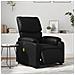 Poltrona Massaggiante Reclinabile Elettrica Nera in Similpelle - Foto miniatura 2