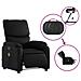 Poltrona Massaggiante Reclinabile Elettrica Nera in Similpelle - Foto miniatura 6