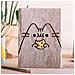 Blocco Note A5 Con Copertina In Peluche 160 Pagine Motivo Chat Cookie Collection Foodie, Beige - Foto miniatura 3