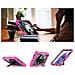 Custodia Per Samsung Galaxy Tab A7 Lite 8.7"" Con Tracolla Rosa - Foto miniatura 3