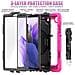 Custodia Per Samsung Galaxy Tab A7 Lite 8.7"" Con Tracolla Rosa - Foto miniatura 4