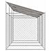 Gabbia per cani Argento 600 x 200 x 256 cm Acciaio zincato - Foto miniatura 4