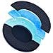 Cuscinetti Auricolari Di Ricambio Compatibili Con Cuffie Bose Qc45/qc45ii/qc45sc/qc35/qc35ii (paio) Blue - Foto miniatura 3