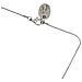 Piccola Collana Girocollo A Forma Di Salamandra Su Catena In Argento Antico Da 40 Cm - Foto miniatura 4