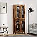 Credenza 2 pcs Legno vecchio Legno Stratificato e Vetro - Foto miniatura 2