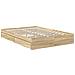 Letto con Contenitore con testiera Rovere Sonoma 135 x 190 cm - Foto miniatura 6