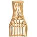 Vaso In Rattan Intrecciato Con Candela A Batteria D16x59,5h Cm - Foto miniatura 4